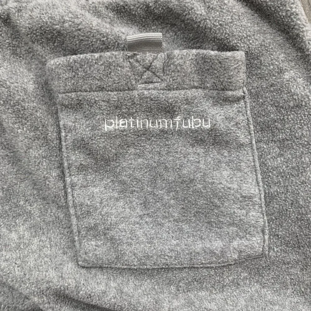 Vtg Platinum Fubu Joggers Sweatpants Gray L Mens Fat‎ Albert Embroidered Y2k
